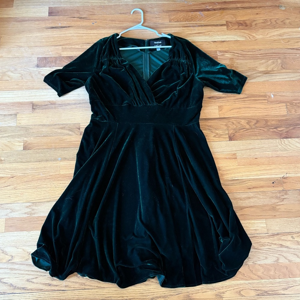 Modcloth x Colectif A-Line Velvet Dress